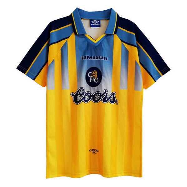 Thailandia Maglia Chelsea Away Retro 1995 1996 Giallo